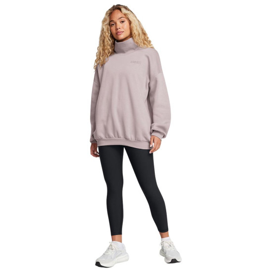 Under Urmour Γυναικείο φούτερ Icon Fleece Oversized Mock Crew